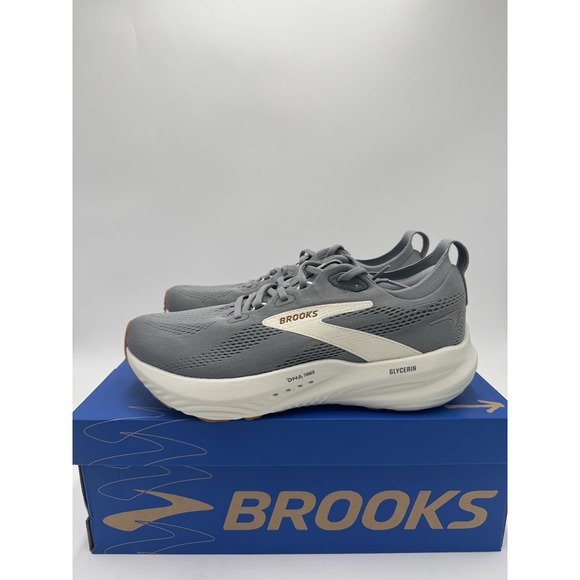 Brooks Men's Glycerin 22 Running Shoes Gray Honey Size 12 NWB NEW
